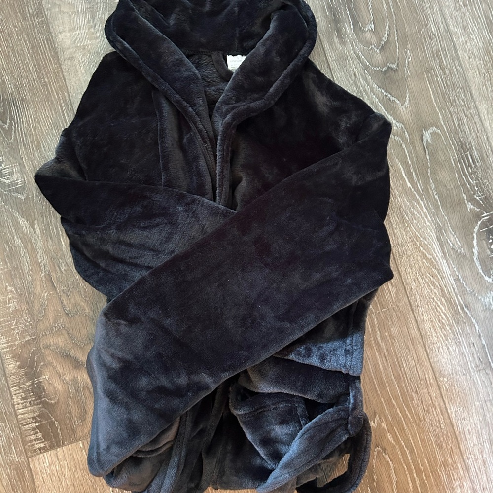 Plush Black Robe XL - Picture 2 of 2